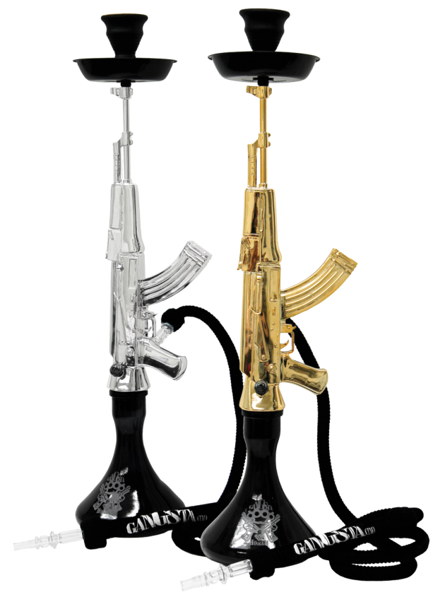 Fast Ship From USA Stock Handmade Diamond AK47 Hookah Shisha By Original  Design Gangasta Hookah Shooter Gun Hookah From Inhale, $100.31